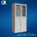 Professional Cabinet, Original Design Cabinet, Best Sell Half Glass Sliding Door Metal Filing Cabinet